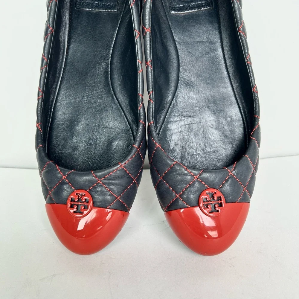 TORY BURCH Kaitlin Quilted Leather Ballet Flats
